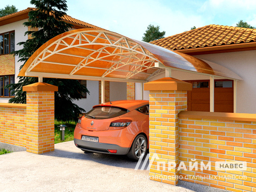 Навес для машины на дачу №23 - фото 522