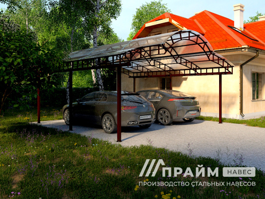Навес для двух автомобилей №33 - фото 546
