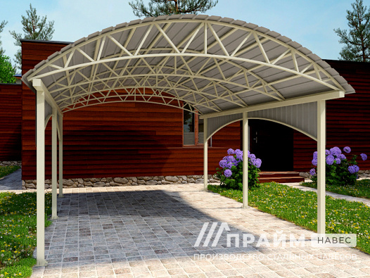 Навес из профлиста №2 - фото 776